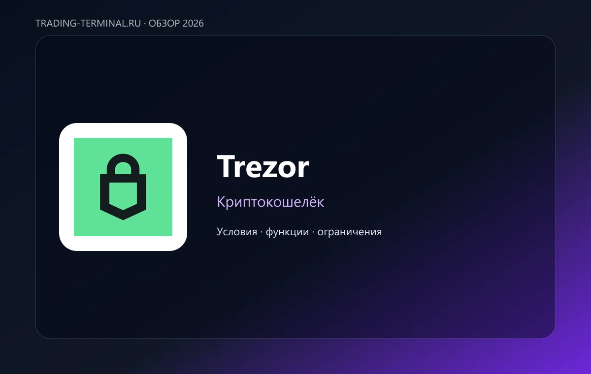 Trezor — обложка обзора